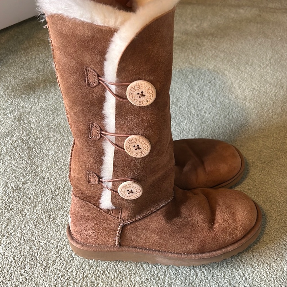 Tall Uggs With Buttons Up The Side! - image 1